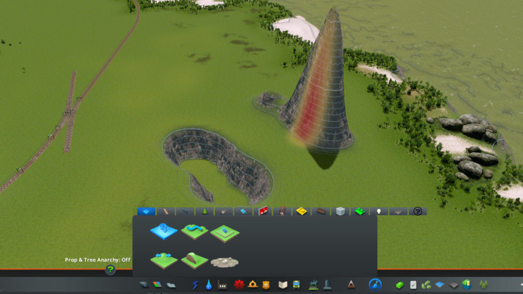 Cities Skylines 地形を自由に変更できるmod Extra Landscaping Tools Bigoran ビゴラン