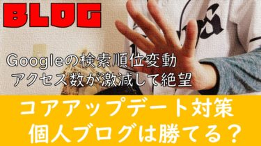 コアアップデートでアクセス数が激減！AdSense単価も低下！なぜGoogle検索順位が下がるのか？