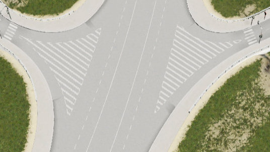 Cities Skylines 道路の白線を簡単に引けるmod Intersection Marking Tool ゼブラマークを作る方法 Bigoran ビゴラン